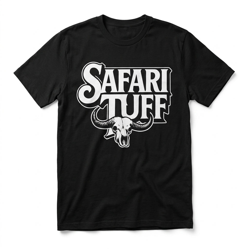 Vintage Safari Tuff Skull T shirt