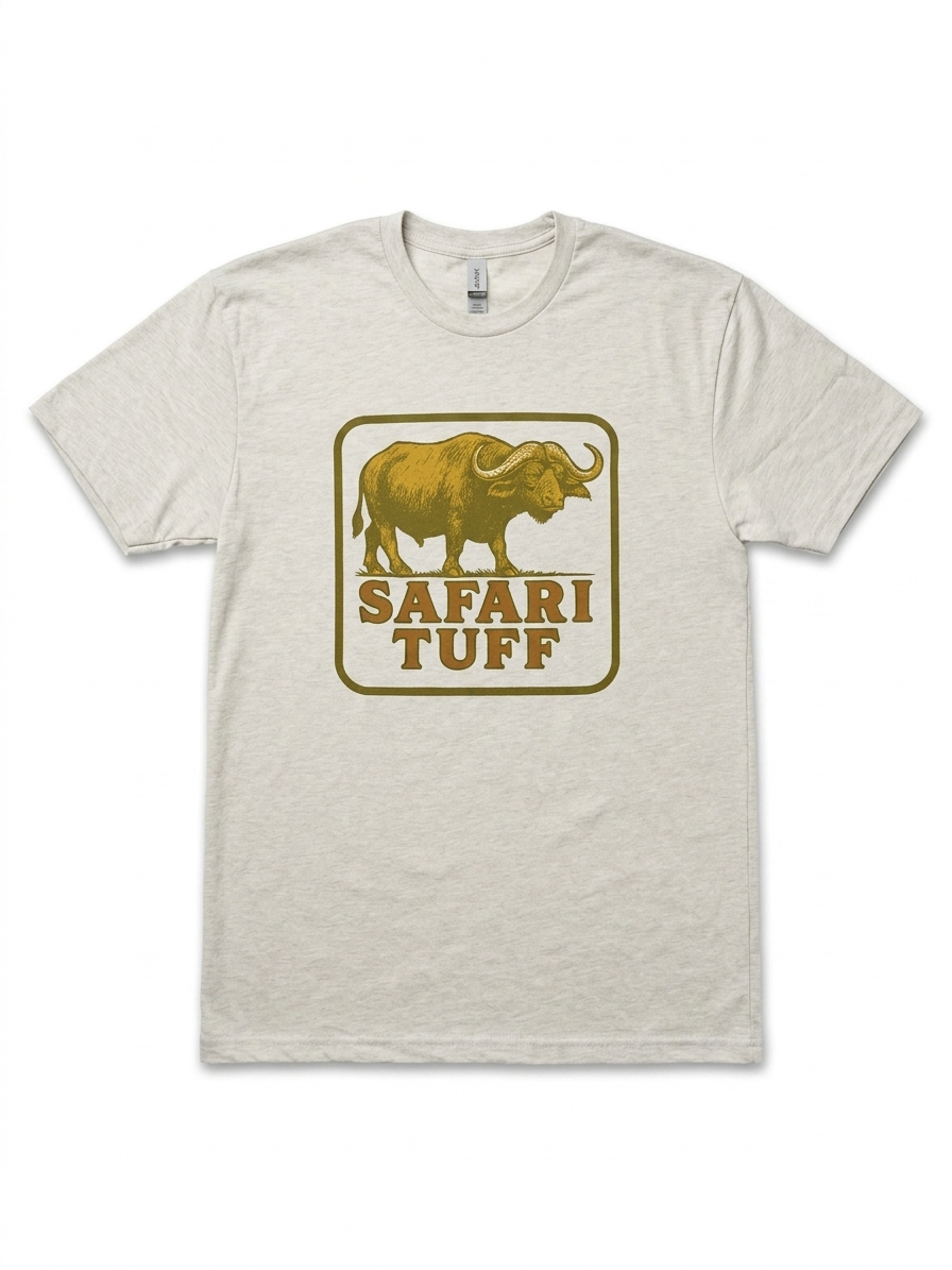 Cape Buffalo Sticker T Shirt