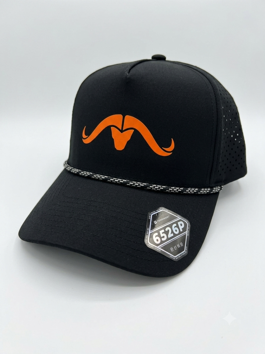 Printed Vented Cape Buff Logo Logo Hat - Safari Tuff