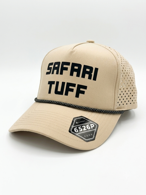 Vented Printed Text Logo hat