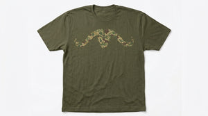 Camo Cape Buff Logo T Shirt
