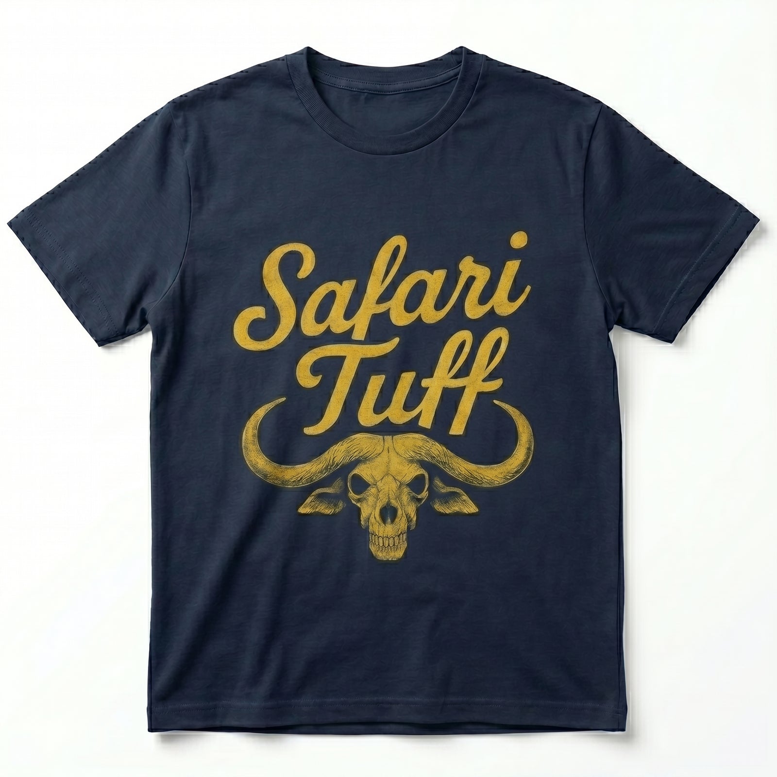 Safari Tuff Skull Cape Buff logo T shirt